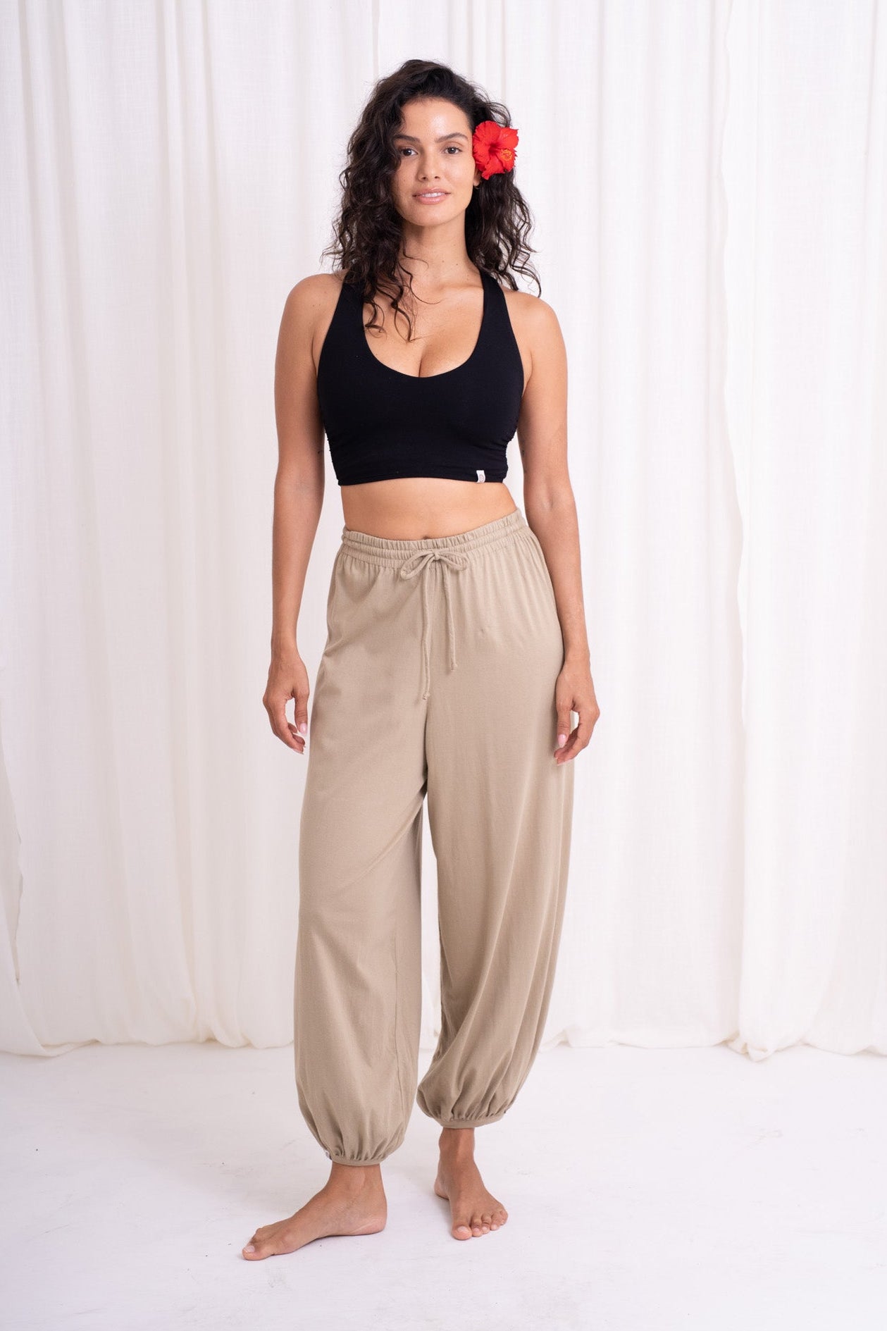 Soma Wide Joggers - Savannah