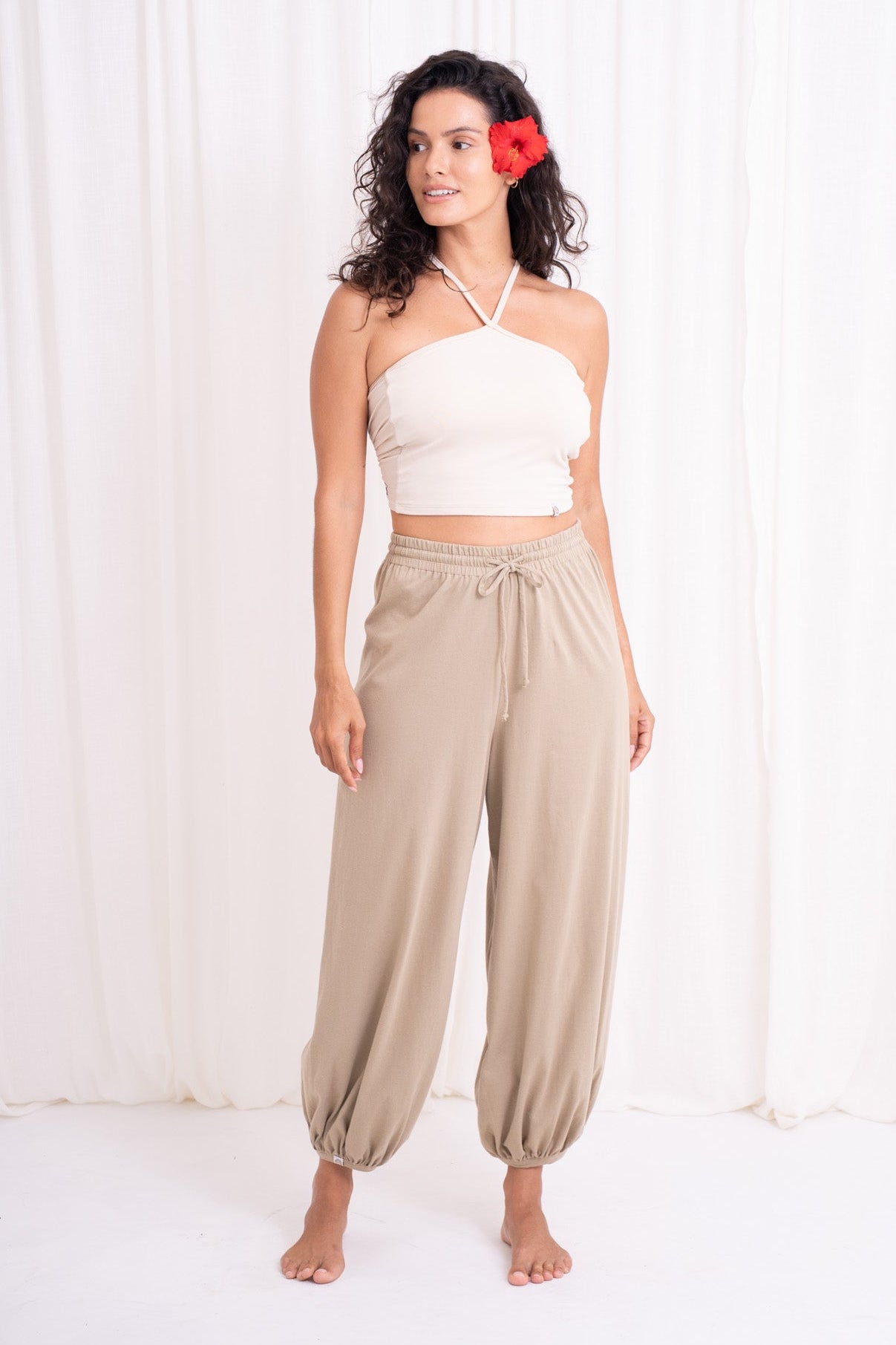 Soma Wide Joggers - Savannah