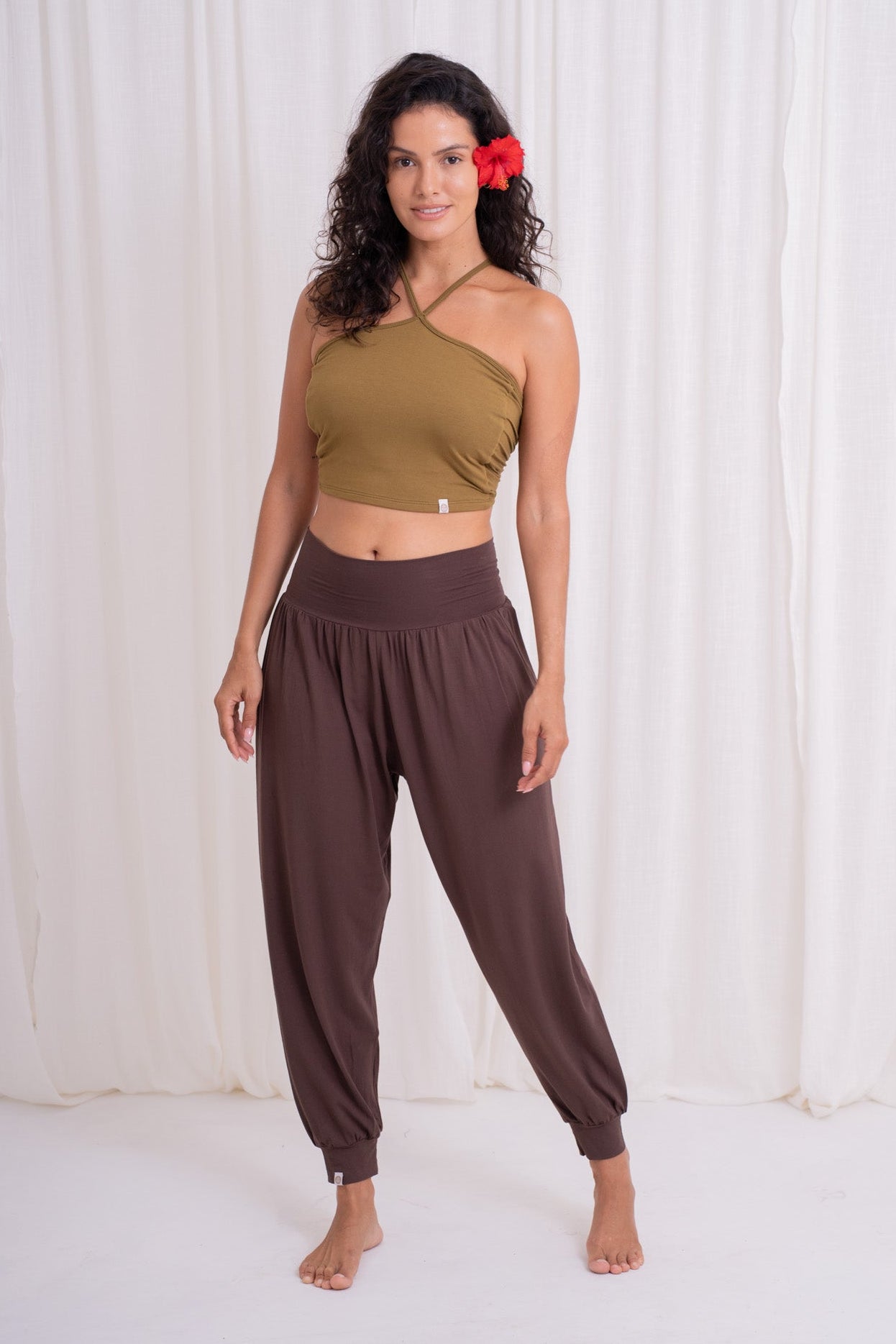 Samata Harem Pants - Chocolate