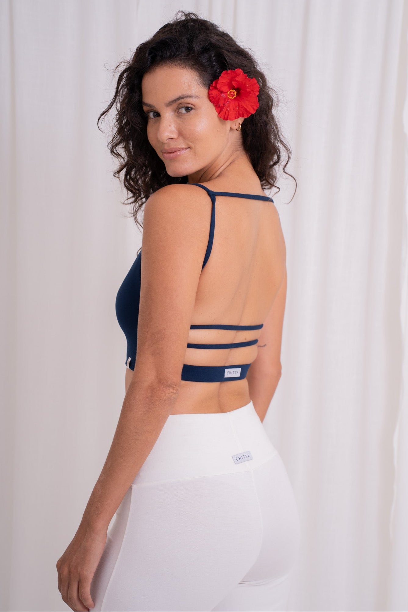 Dhara Strappy Back Top - Midnight