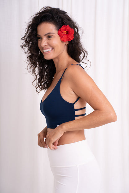 Dhara Strappy Back Top - Midnight