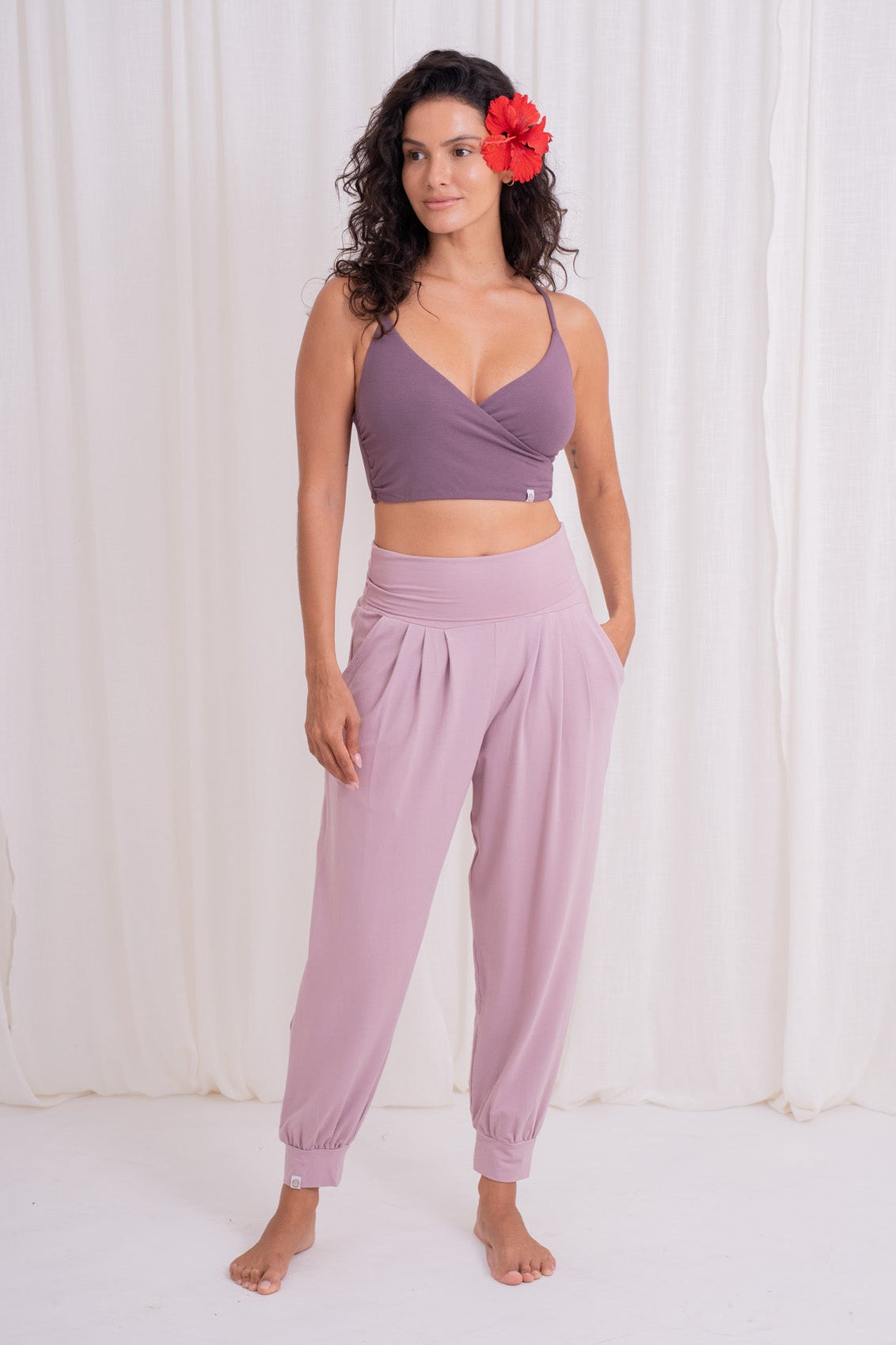 Hatha Aladdin Pants - Mauve