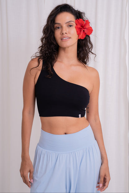 Satya Off-shoulder Top - Black
