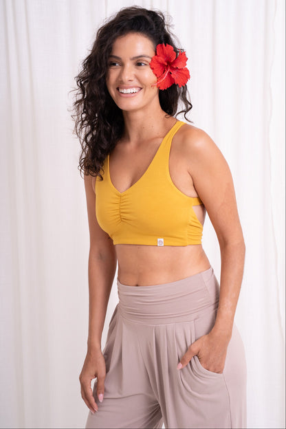 Lalita Cross Back Top - Mimosa
