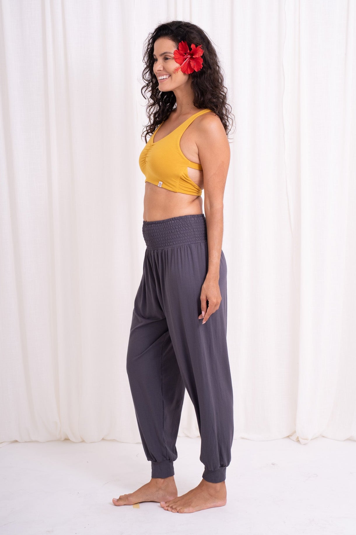 Surya Harem Pants - Shadow