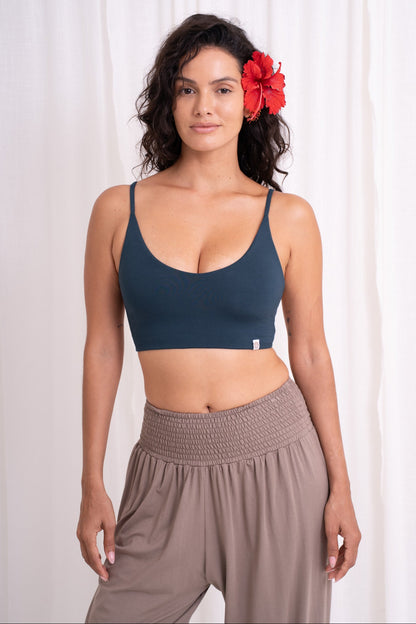 Dhara Strappy Back Top - Teal