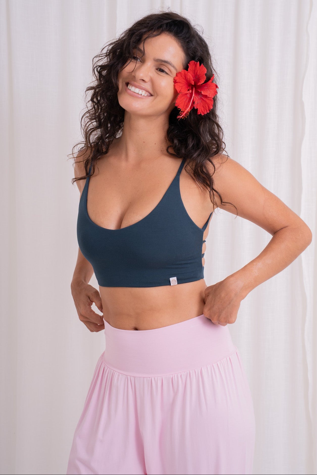 Dhara Strappy Back Top - Teal