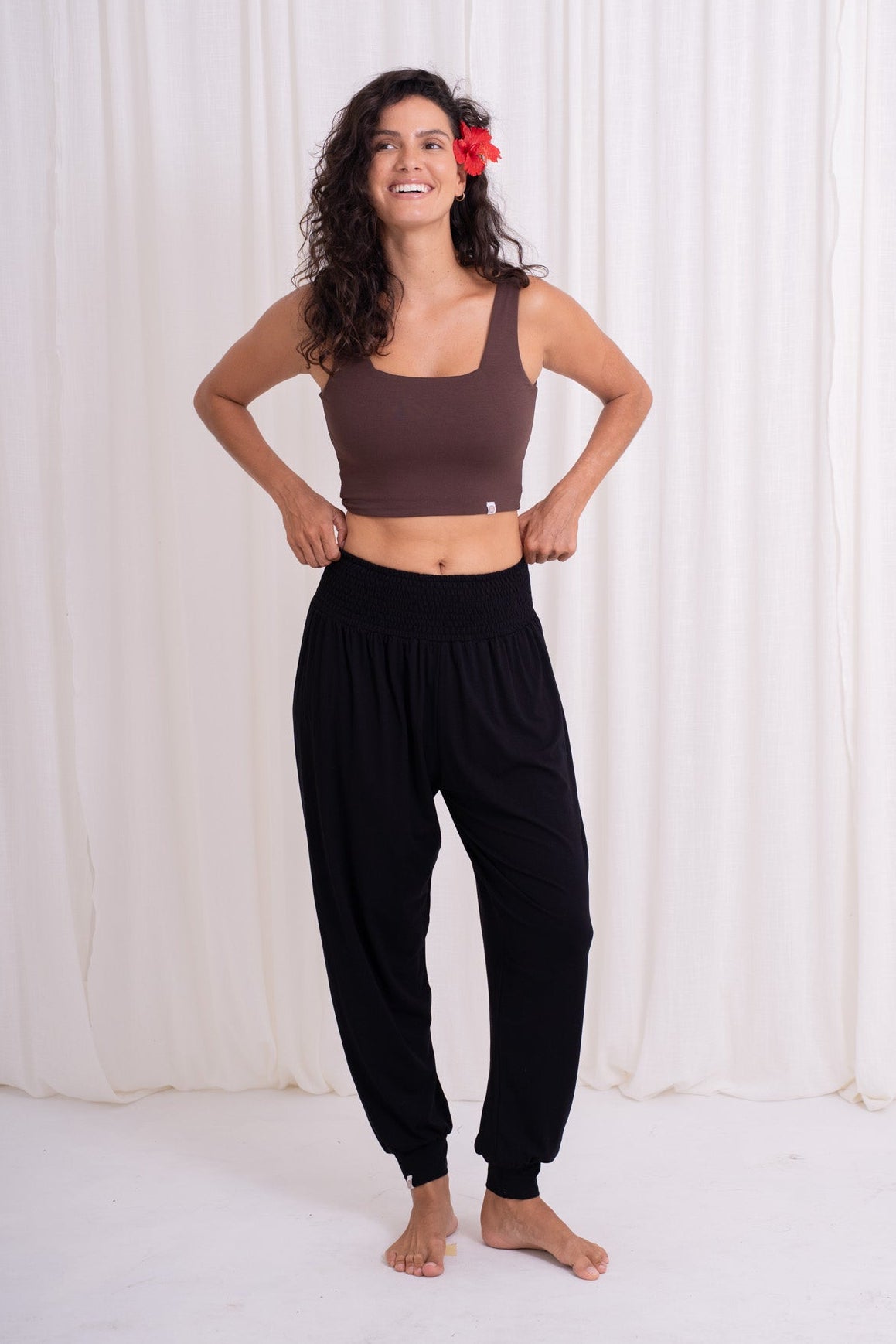 Surya Harem Pants - Black