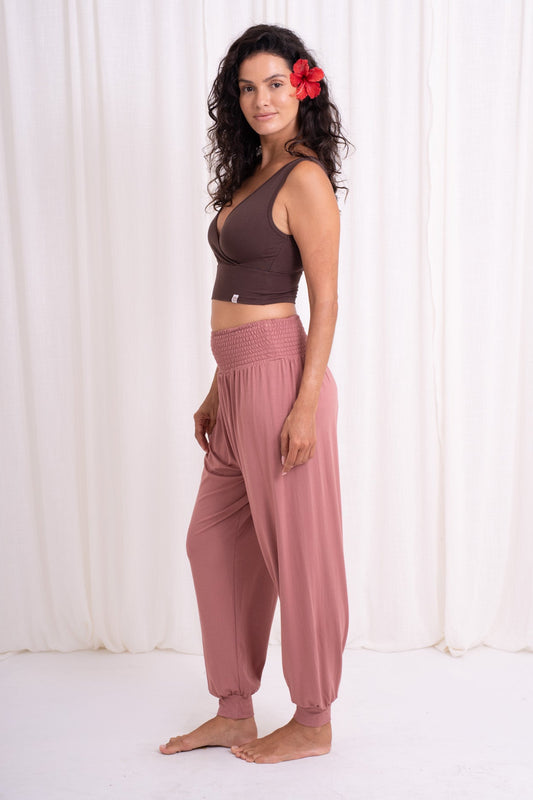 Surya Harem Pants - Dusty Rose