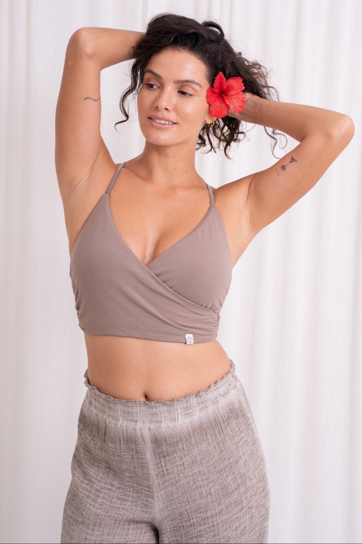 Shanti Wrap Top - Sable