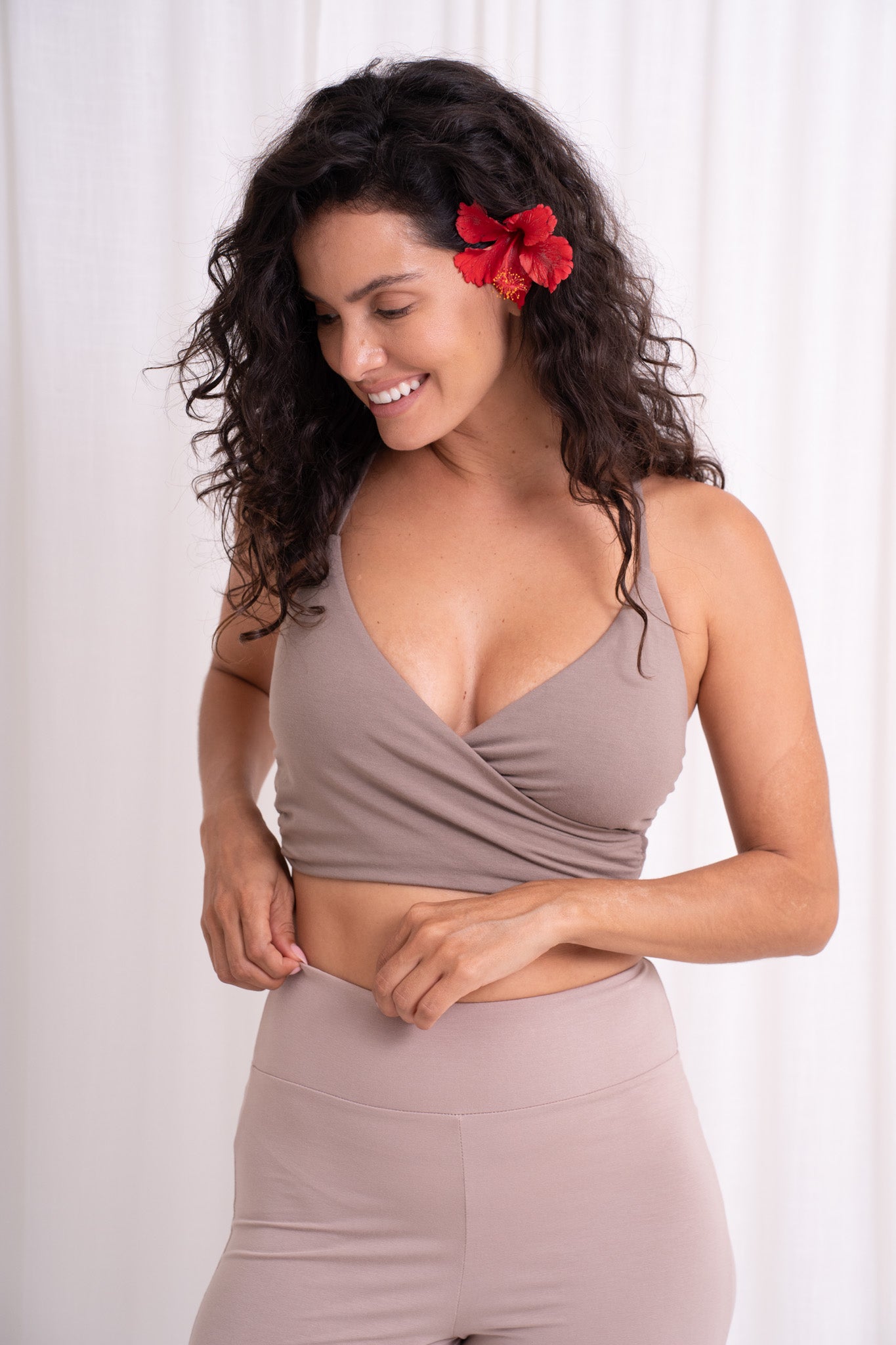 Shanti Wrap Top - Sable