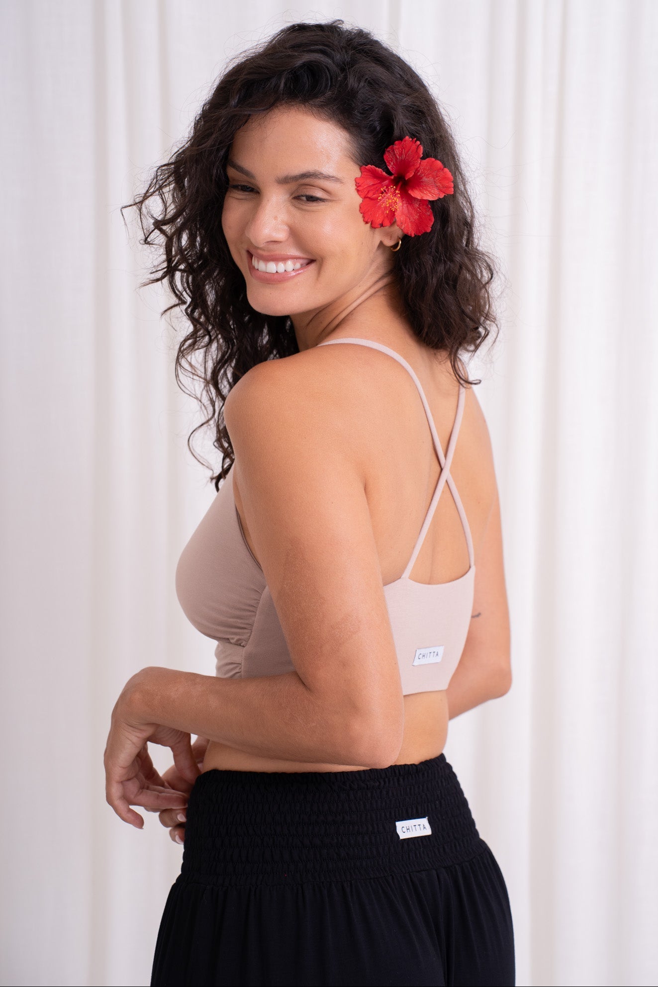 Shanti Wrap Top - Sand