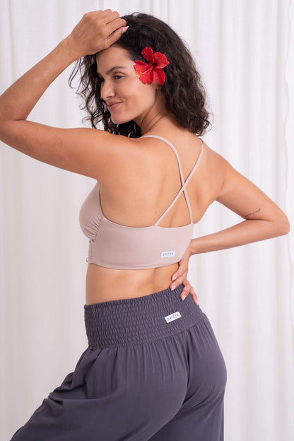 Shanti Wrap Top - Sand