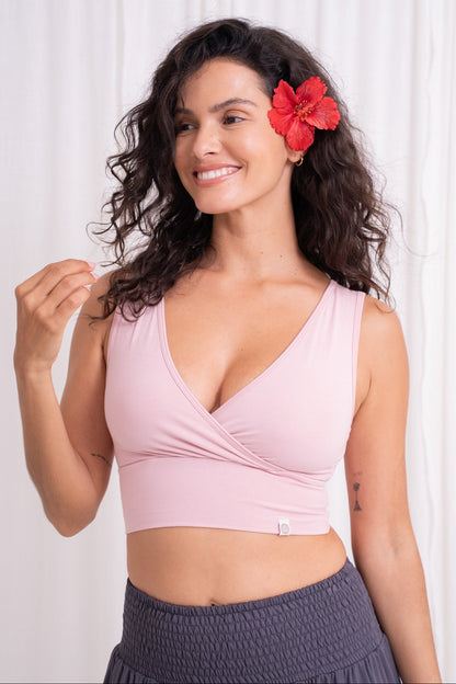 Drishti Wrap Top - Cherry Blossom