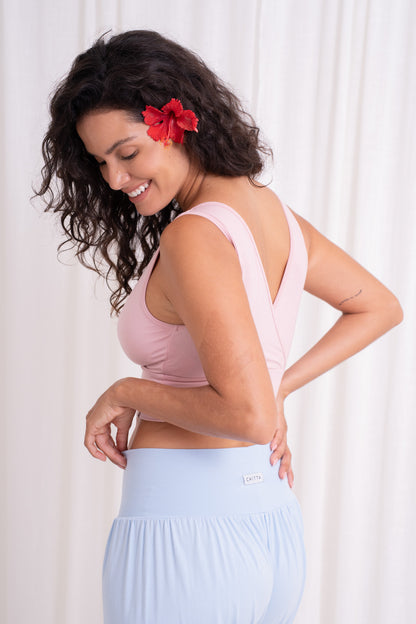 Drishti Wrap Top - Cherry Blossom