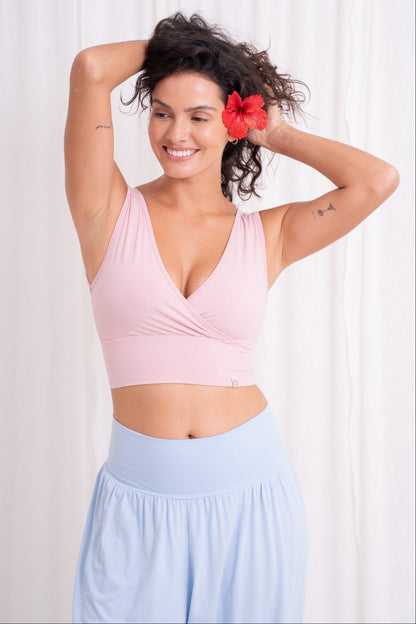 Drishti Wrap Top - Cherry Blossom