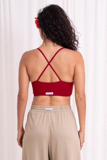 Shanti Wrap Top - Wild Rose