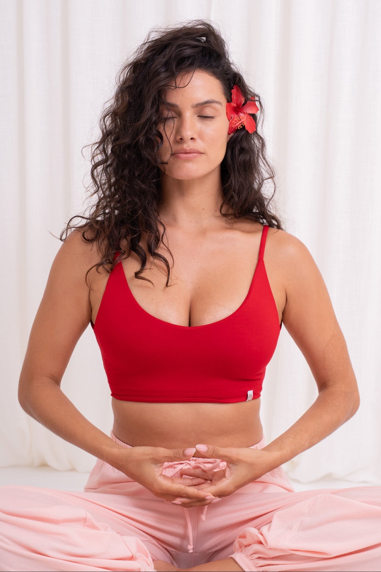 Dhara Strappy Back Top - Chilli