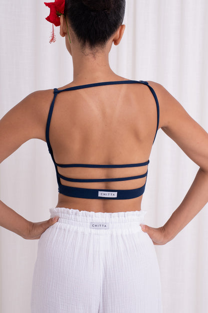 Dhara Strappy Back Top - Midnight
