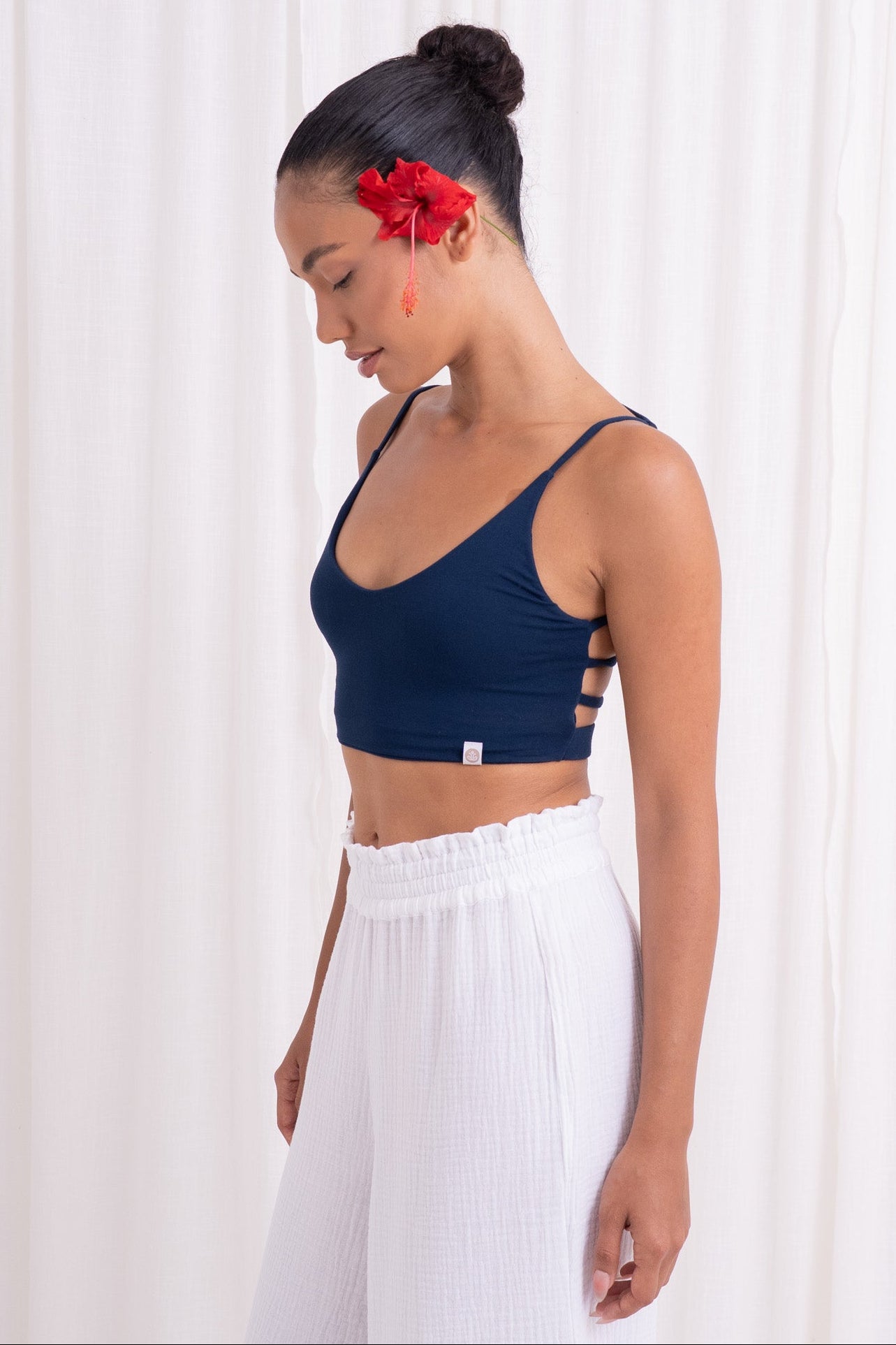 Dhara Strappy Back Top - Midnight
