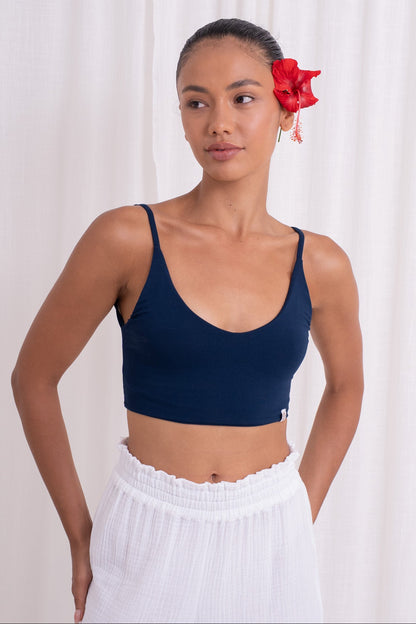 Dhara Strappy Back Top - Midnight