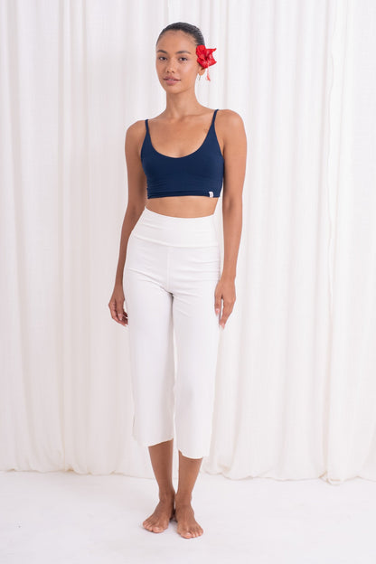 Bhumi Bamboo Capri Pants - White