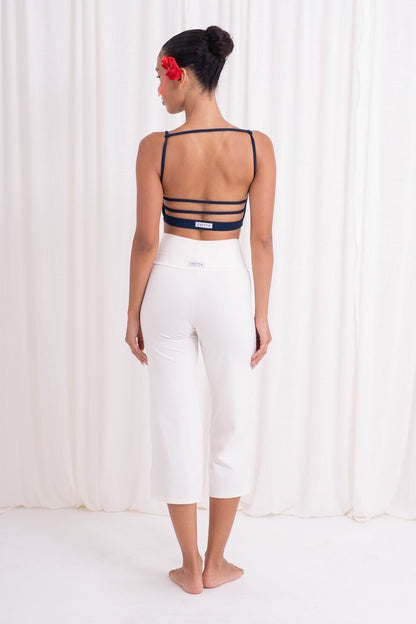 Bhumi Bamboo Capri Pants - White