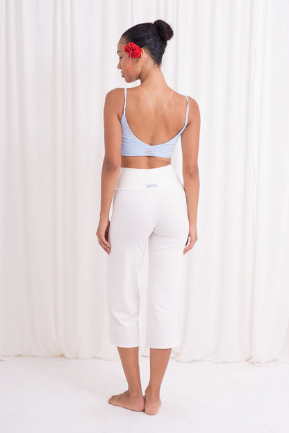 Bhumi Bamboo Capri Pants - White