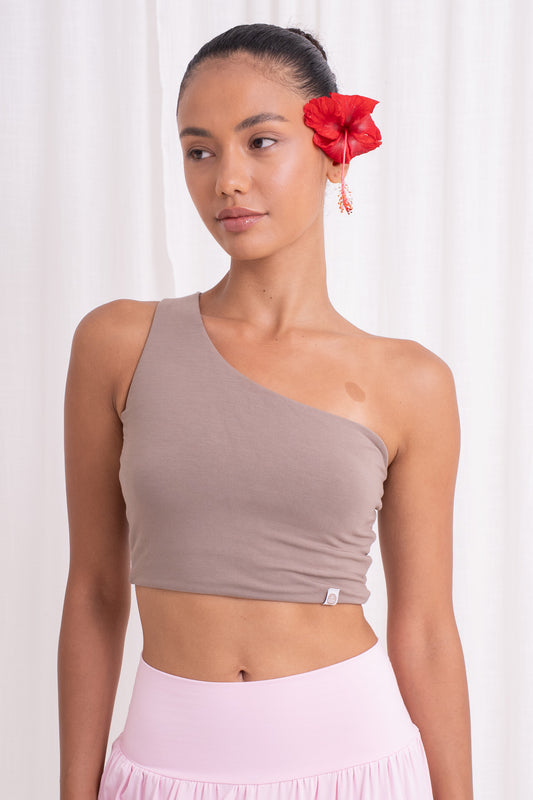 Satya Off-shoulder Top - Sable