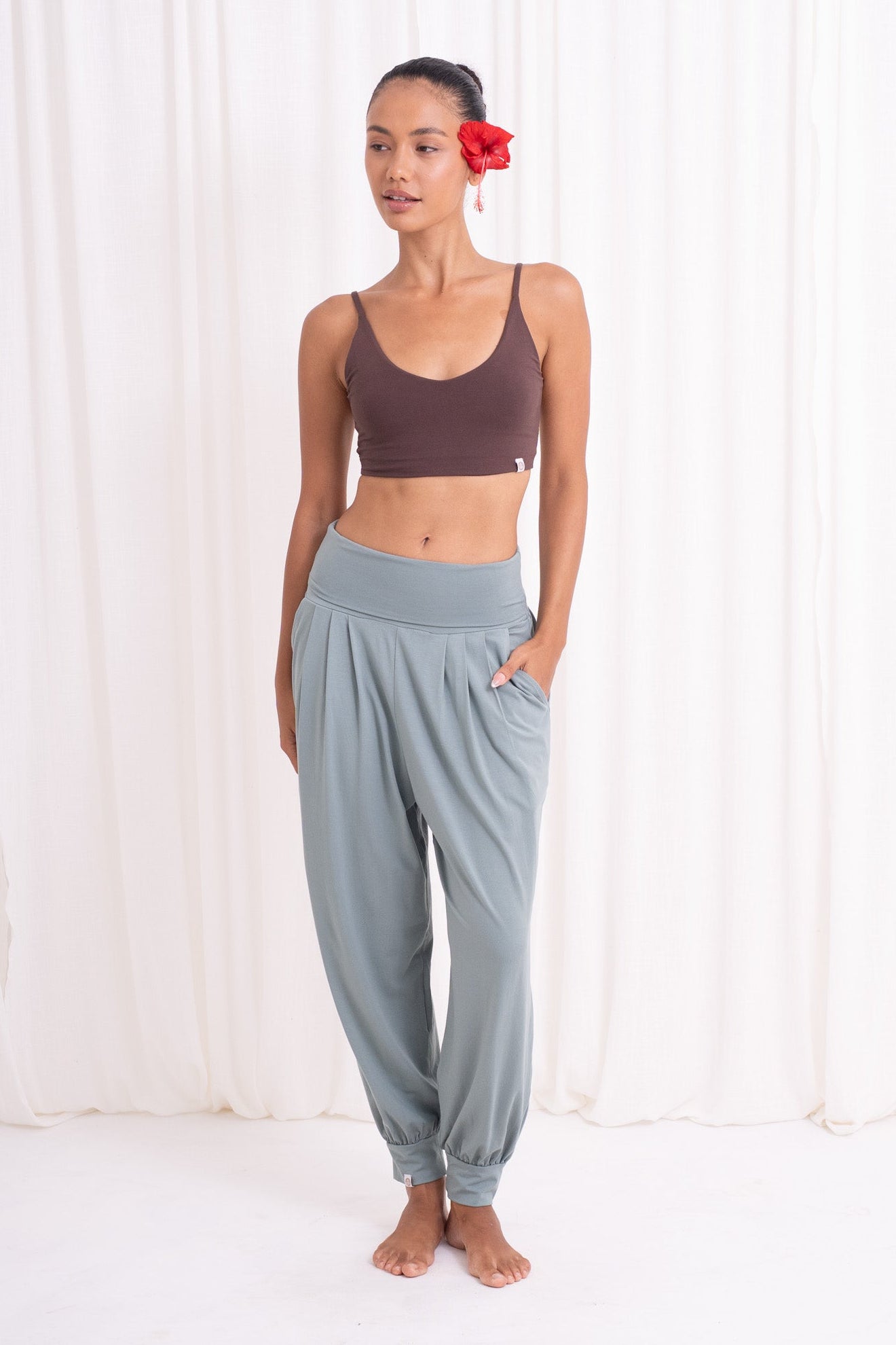 Hatha Aladdin Pants - Sage