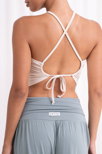 Turiya Halter-neck Top - Seashell