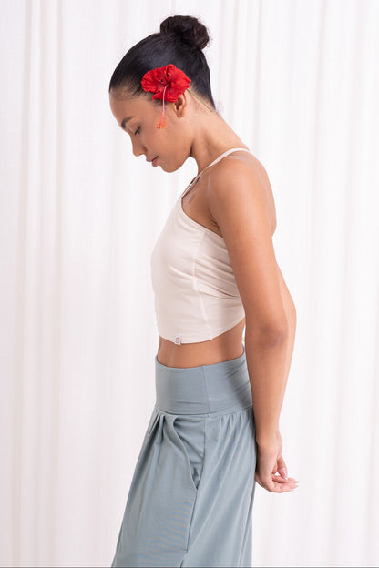 Turiya Halter-neck Top - Seashell