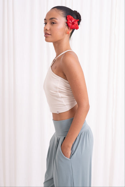 Turiya Halter-neck Top - Seashell