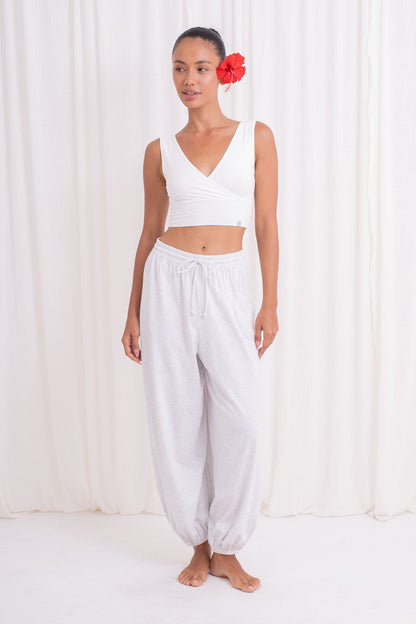 Soma Wide Joggers - Melange Gray