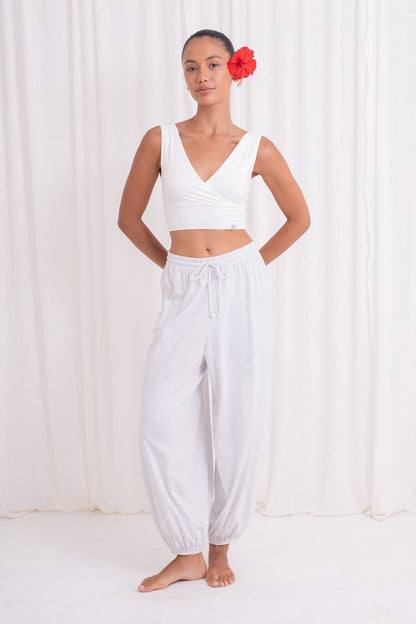 Soma Wide Joggers - Melange Gray