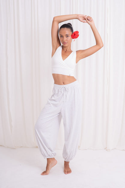 Soma Wide Joggers - Melange Gray