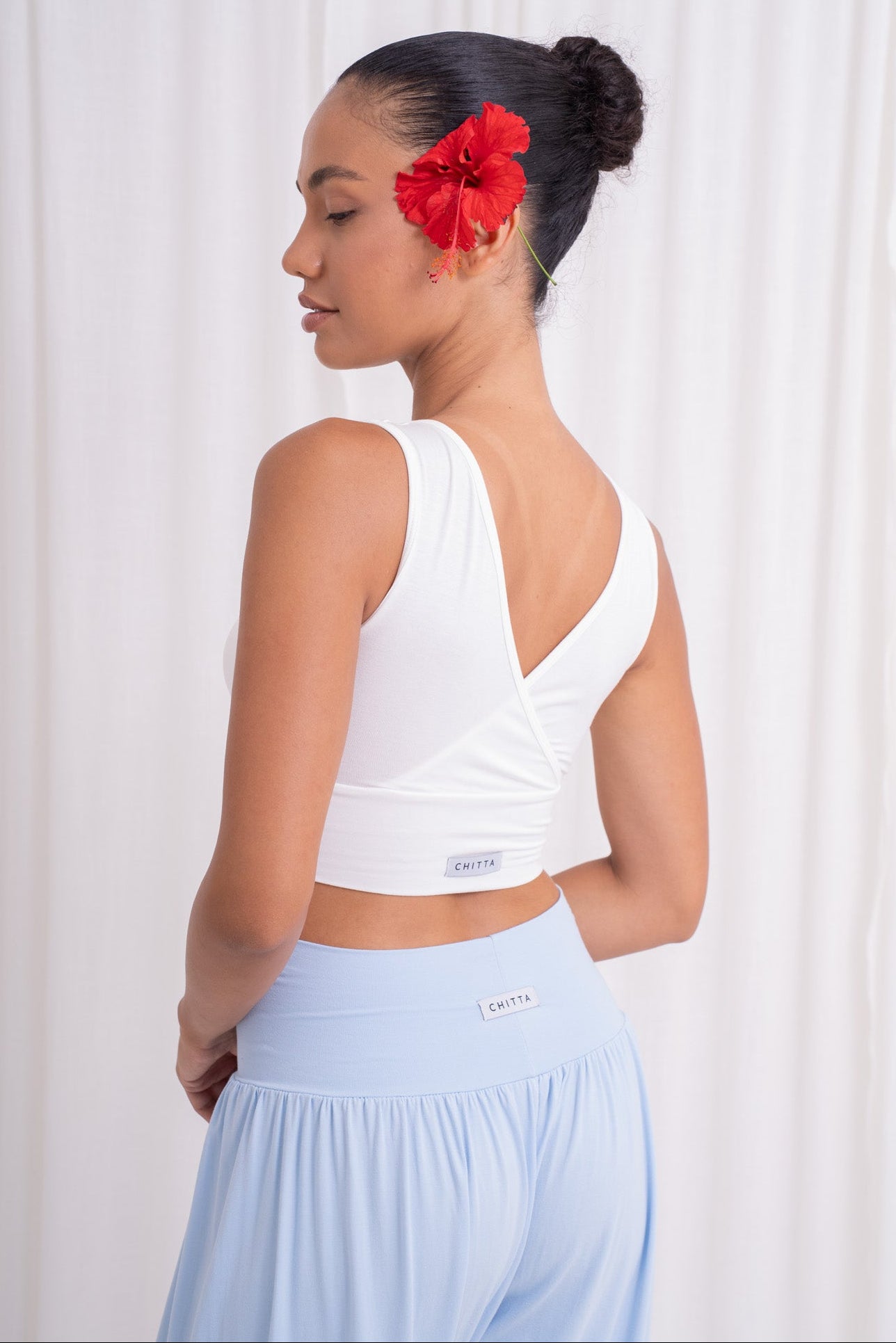 Drishti Wrap Top - Coconut Milk
