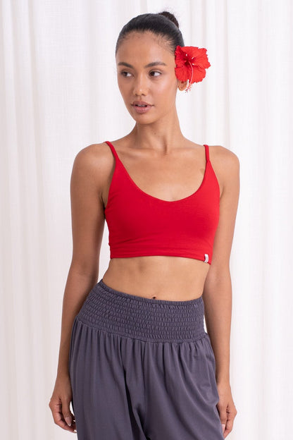 Dhara Strappy Back Top - Chilli
