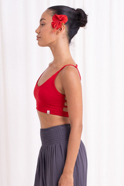 Dhara Strappy Back Top - Chilli
