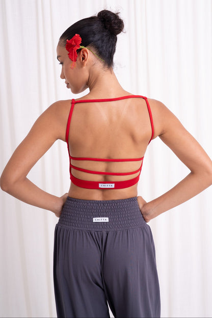 Dhara Strappy Back Top - Chilli