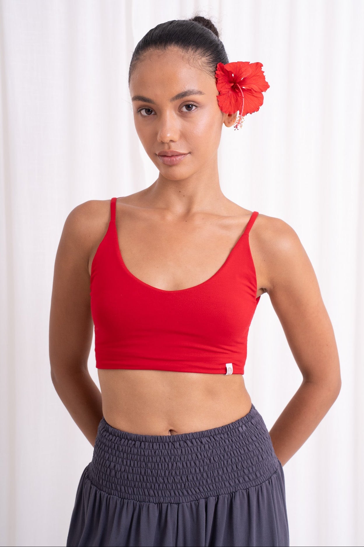 Dhara Strappy Back Top - Chilli