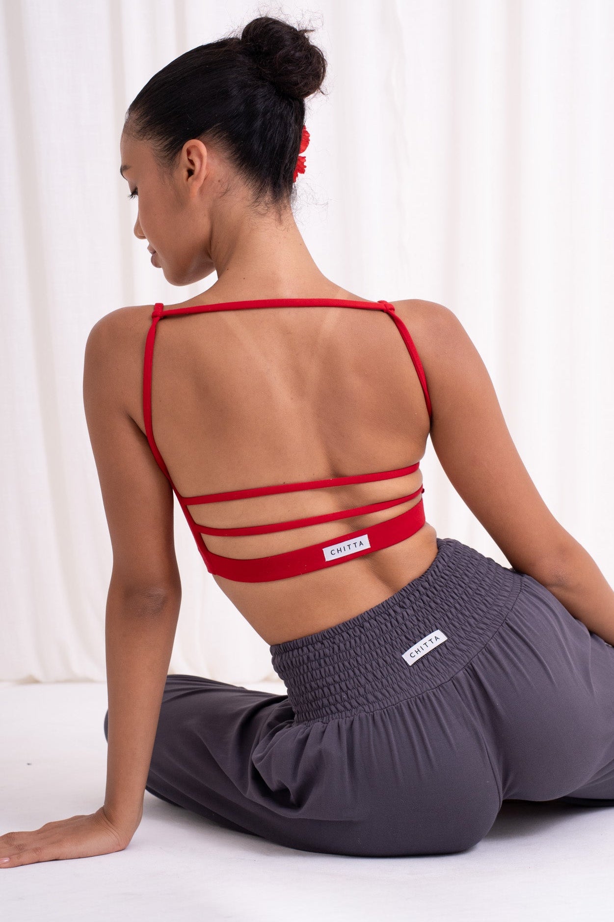 Dhara Strappy Back Top - Chilli
