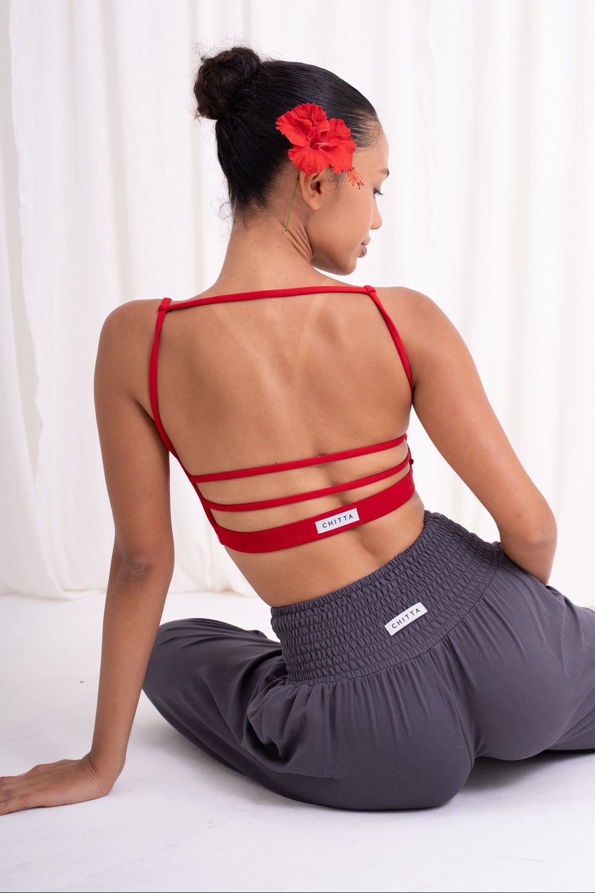 Dhara Strappy Back Top - Chilli