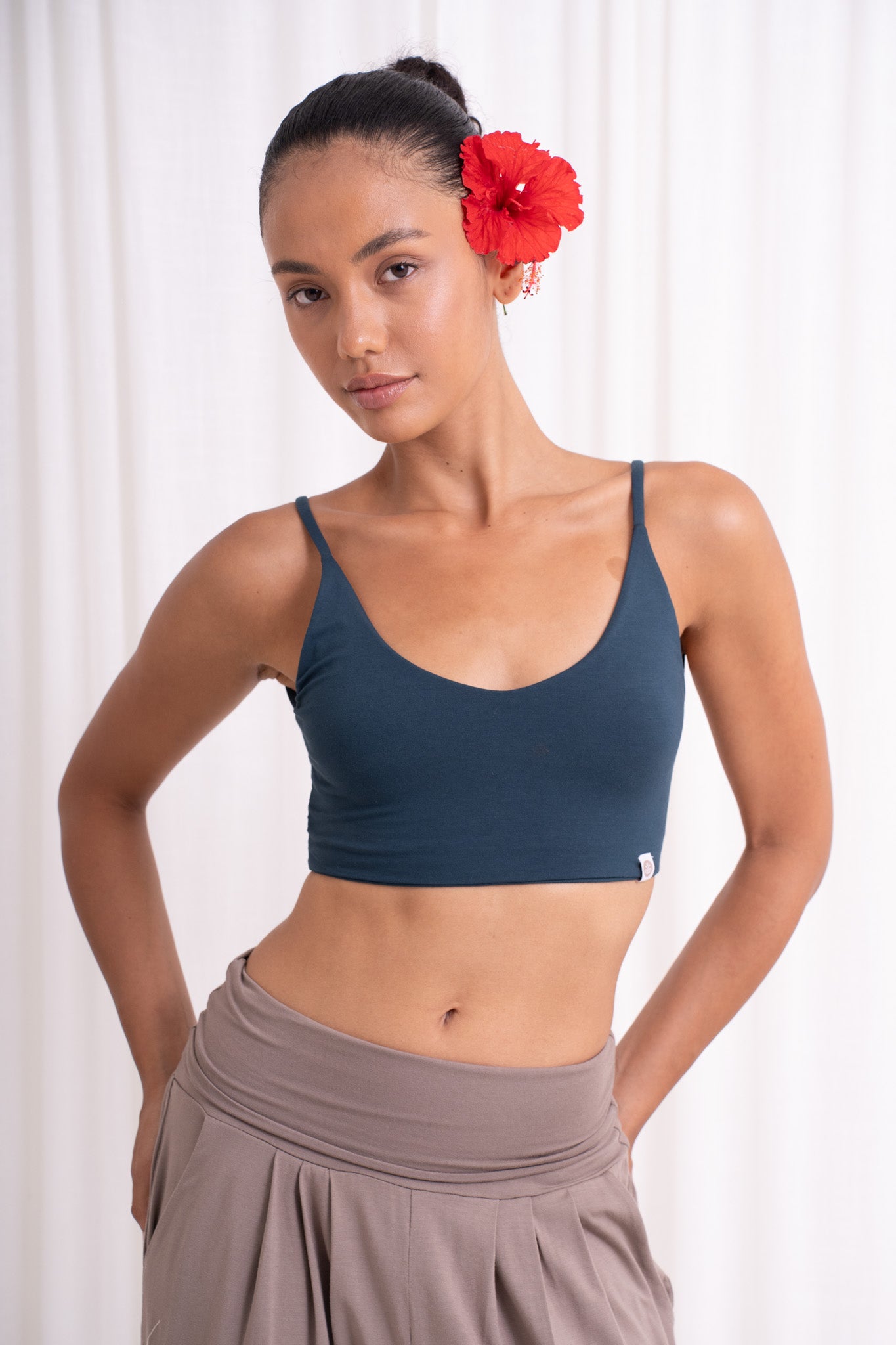 Dhara Strappy Back Top - Teal