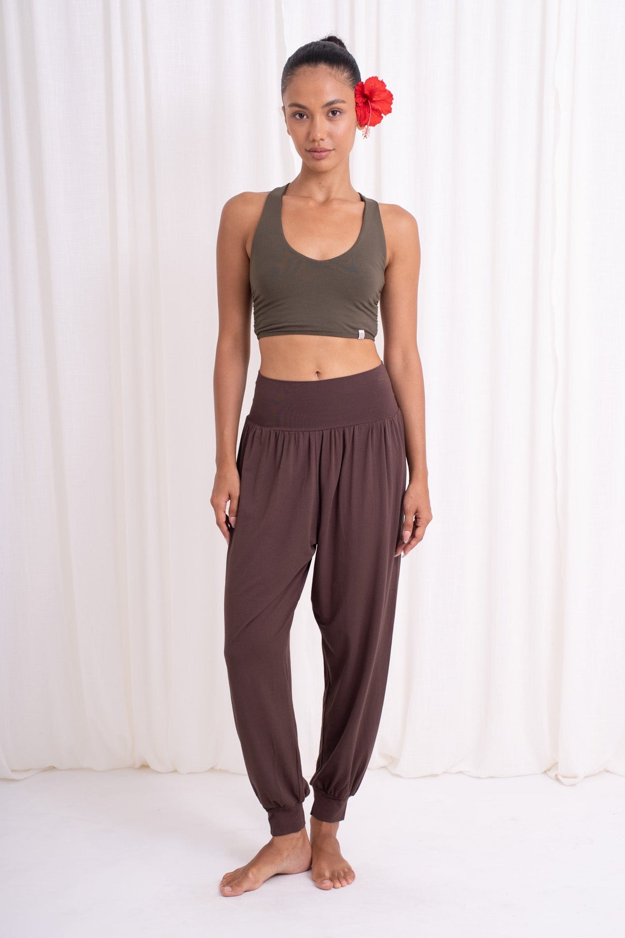 Samata Harem Pants - Chocolate