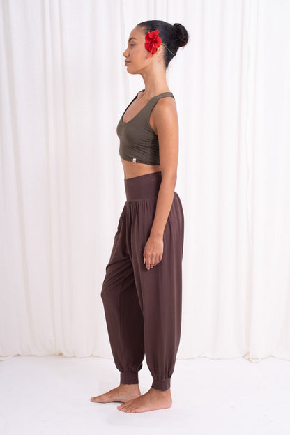 Samata Harem Pants - Chocolate