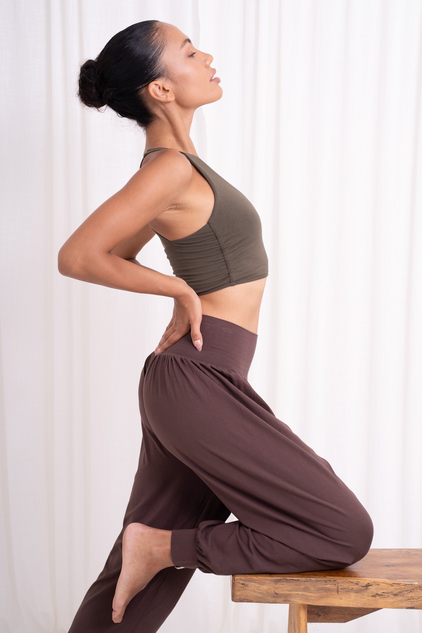Samata Harem Pants - Chocolate
