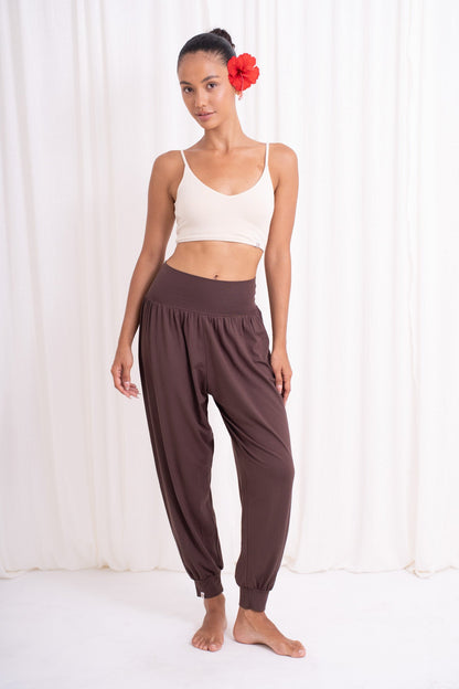 Samata Harem Pants - Chocolate