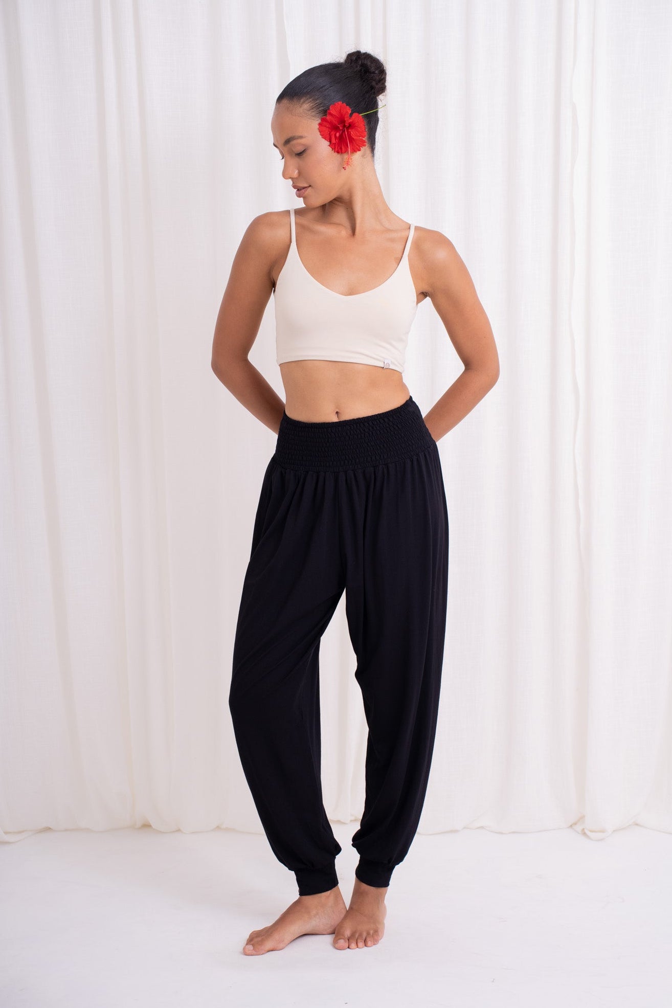 Surya Harem Pants - Black