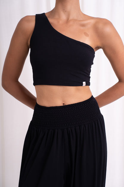 Satya Off-shoulder Top - Black